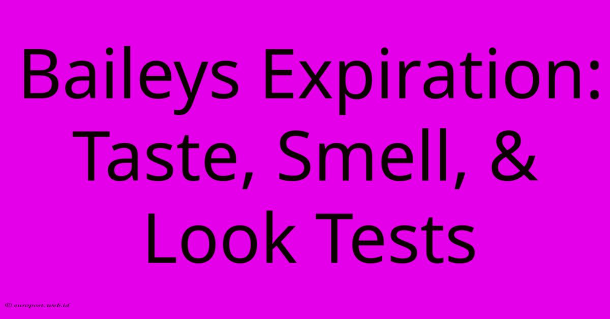 Baileys Expiration: Taste, Smell, & Look Tests Baileys Expiration: Taste, Smell, & Look Tests